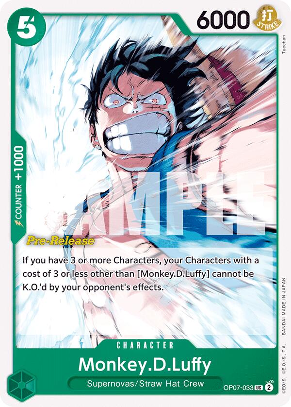 Monkey.D.Luffy (033) [OP07 PRE - OP07-033]