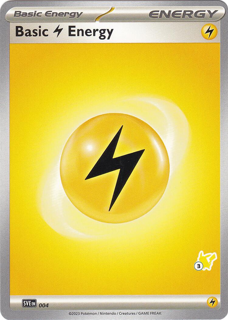Basic Lightning Energy - Pikachu 3 [BA24 - 004]