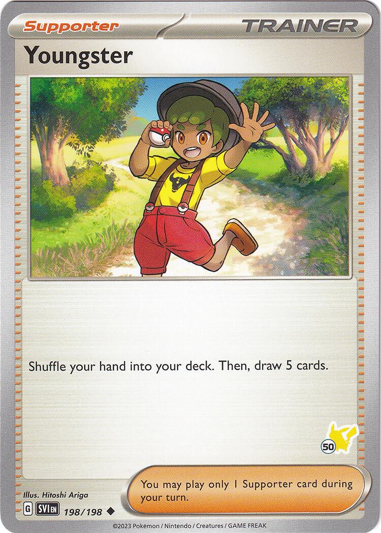 Youngster - Pikachu 50 [BA24 - 198/198]