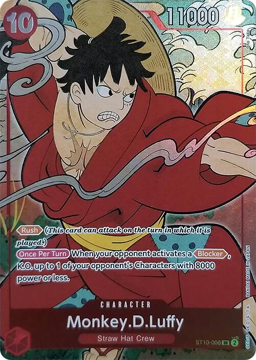 Monkey.D.Luffy (English Version 1st Anniversary Set) [OP-PR - ST10-006]
