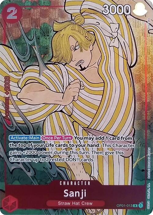 Sanji (English Version 1st Anniversary Set) [OP-PR - OP01-013]