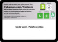 Code Card - Palafin ex Box [MCAP]