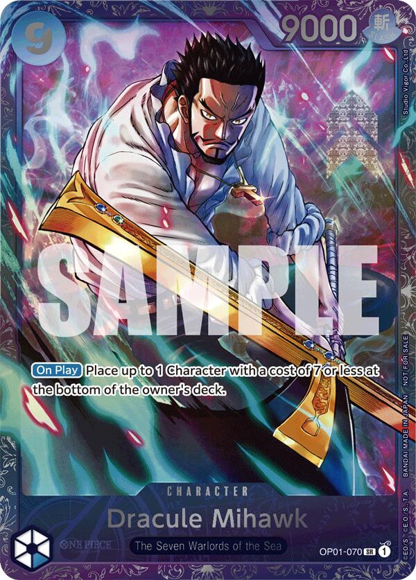 Dracule Mihawk (Treasure Cup 2024) [OP-PR - OP01-070]