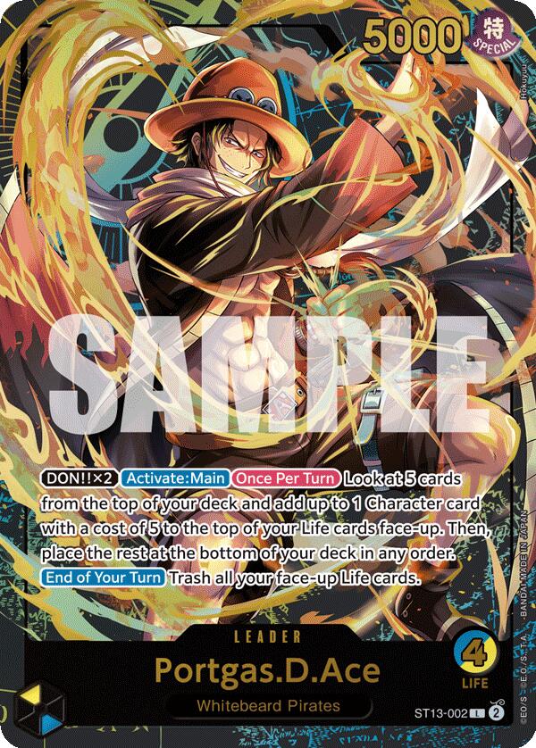 Portgas.D.Ace (Premium Card Collection -Leader Collection-) [OP-PR - ST13-002]