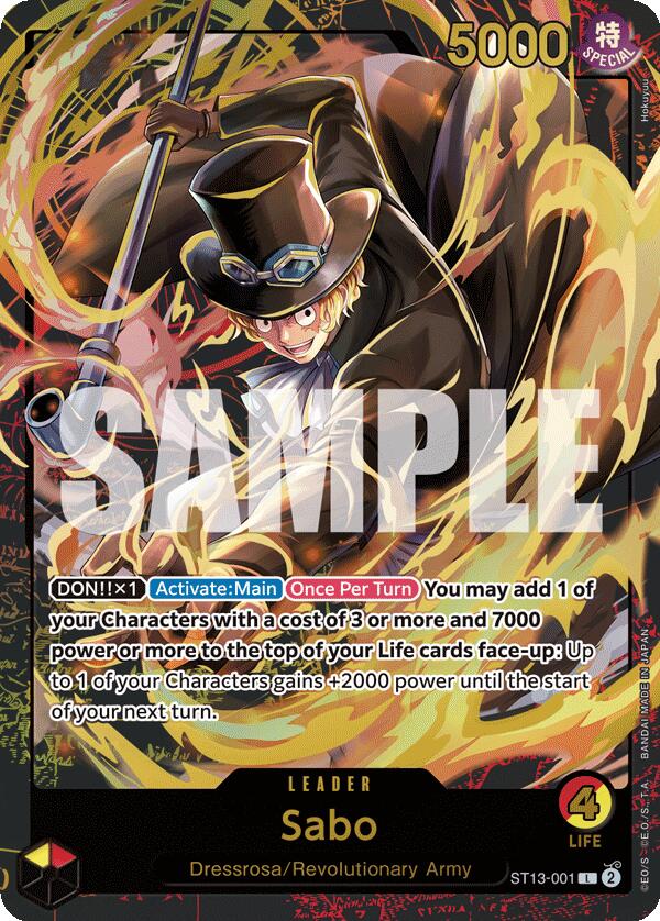 Sabo (Premium Card Collection -Leader Collection-) [OP-PR - ST13-001]