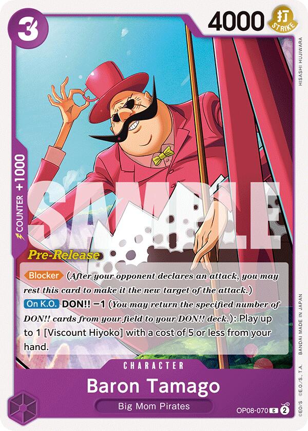 Baron Tamago [OP08 PRE - OP08-070]