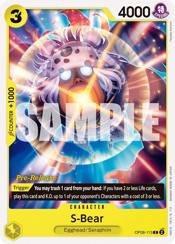 S-Bear [OP08 PRE - OP08-113]