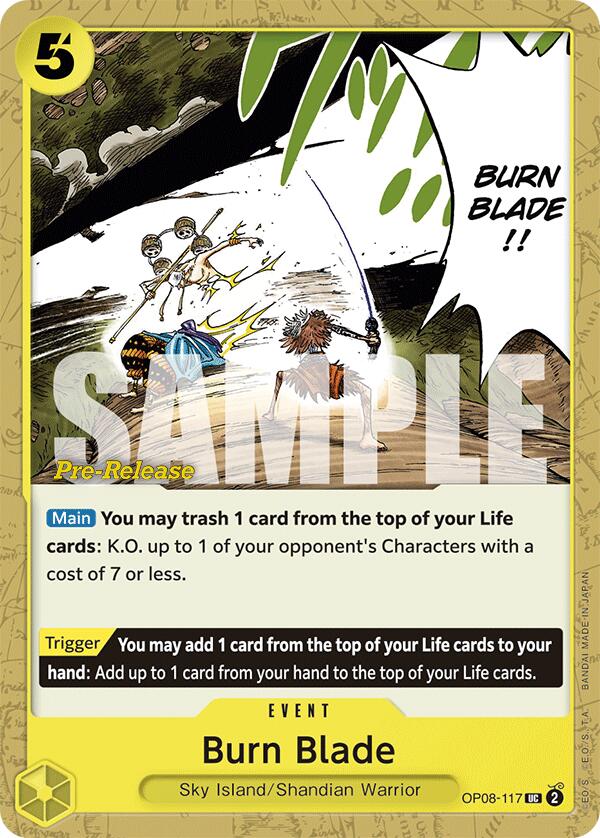 Burn Blade [OP08 PRE - OP08-117]