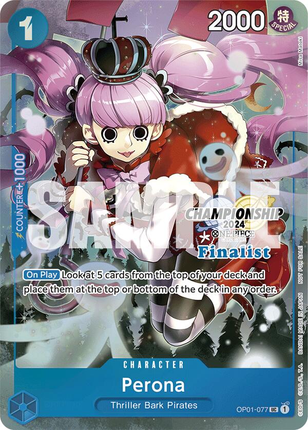 Perona (Championship 2024 Finalist Card Set) [OP-PR - OP01-077]