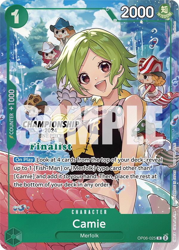Camie (Championship 2024 Finalist Card Set) [OP-PR - OP06-025]