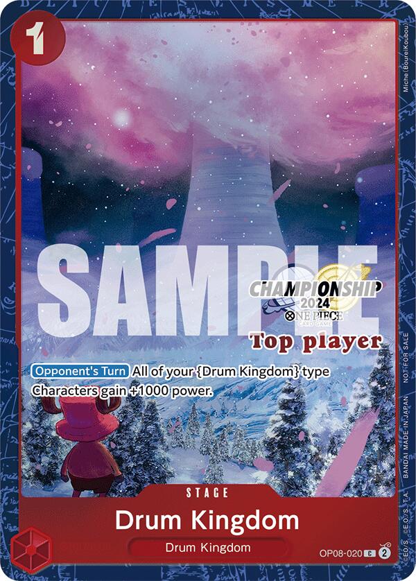 Drum Kingdom (Championship 2024 Top Player Pack) [OP-PR - OP08-020]