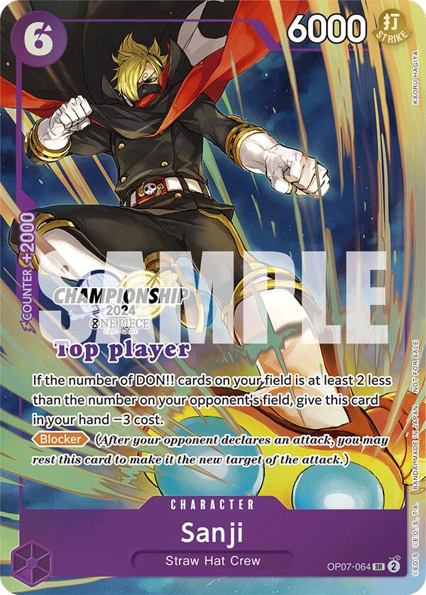 Sanji (Championship 2024 Top Player Pack) [OP-PR - OP07-064]
