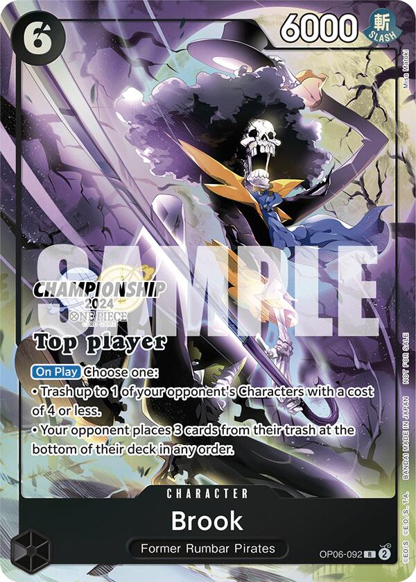 Brook (Championship 2024 Top Player Pack) [OP-PR - OP06-092]