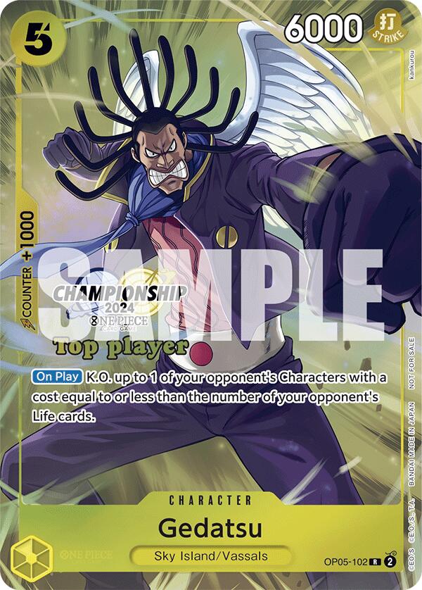 Gedatsu (Championship 2024 Top Player Pack) [OP-PR - OP05-102]