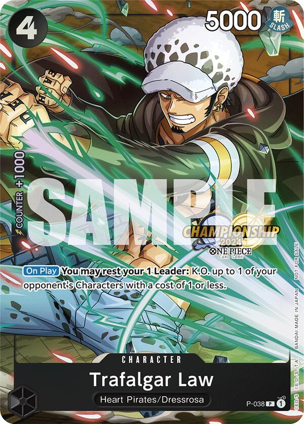 Trafalgar Law - P-038 (CS 2024 Event Pack) [OP-PR - P-038]