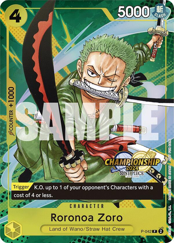 Roronoa Zoro (CS 2024 Event Pack) [OP-PR - P-042]
