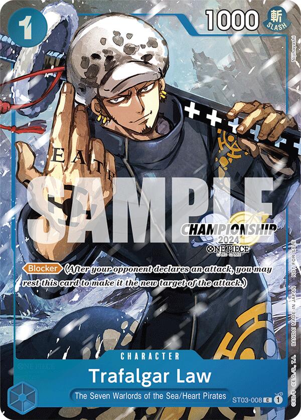 Trafalgar Law - ST03-008 (CS 2024 Event Pack Finalist) [OP-PR - ST03-008]