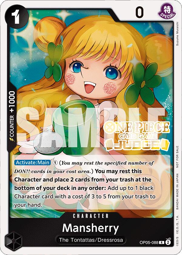 Mansherry (Judge Pack Vol. 4) [OP-PR - OP05-088]