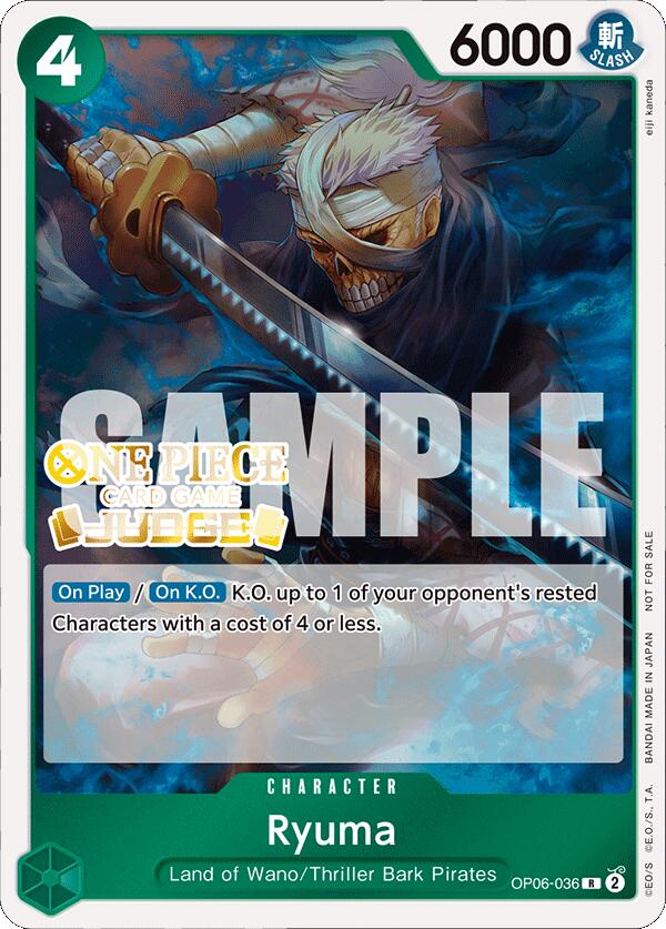 Ryuma (Judge Pack Vol. 4) [OP-PR - OP06-036]