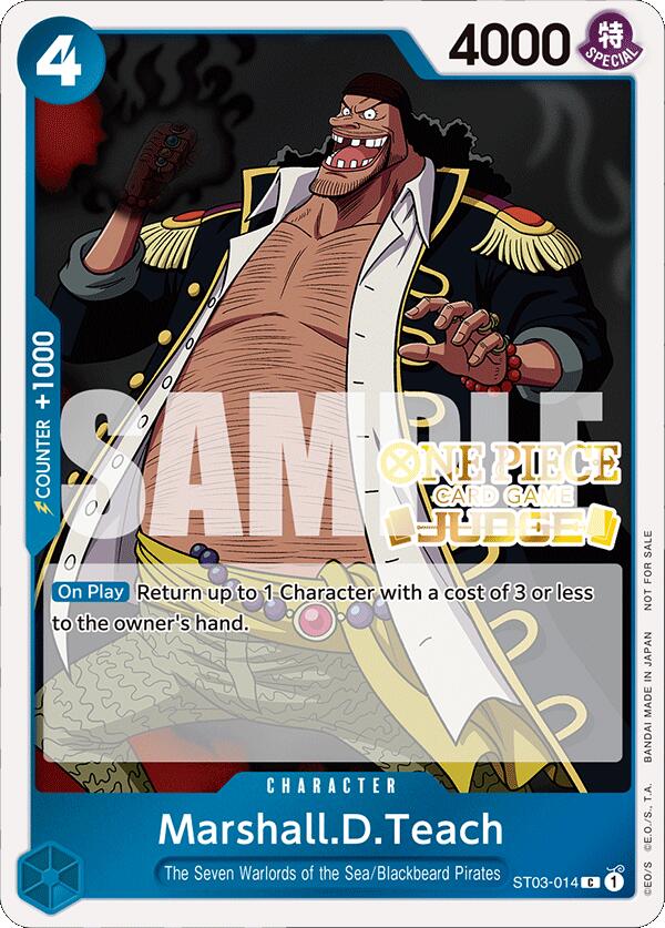 Marshall.D.Teach (Judge Pack Vol. 4) [OP-PR - ST03-014]