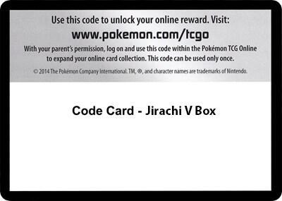 Code Card - Jirachi V Box [MCAP]