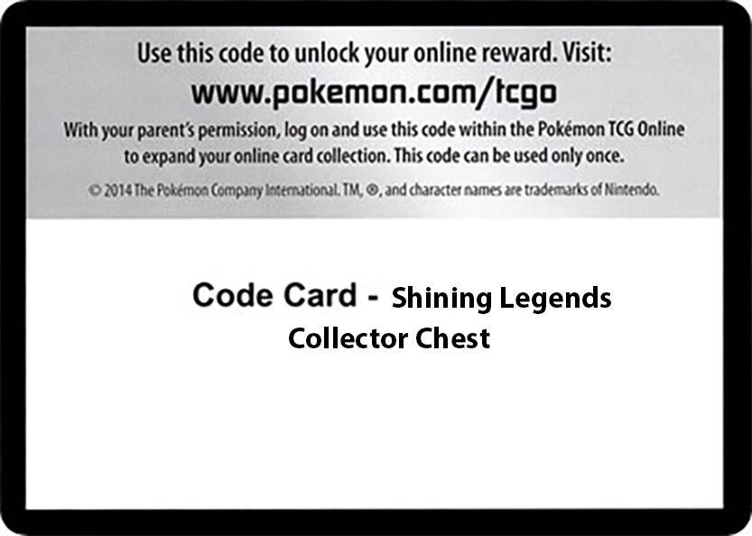 Code Card - Shining Legends Collector Chest [SHL]