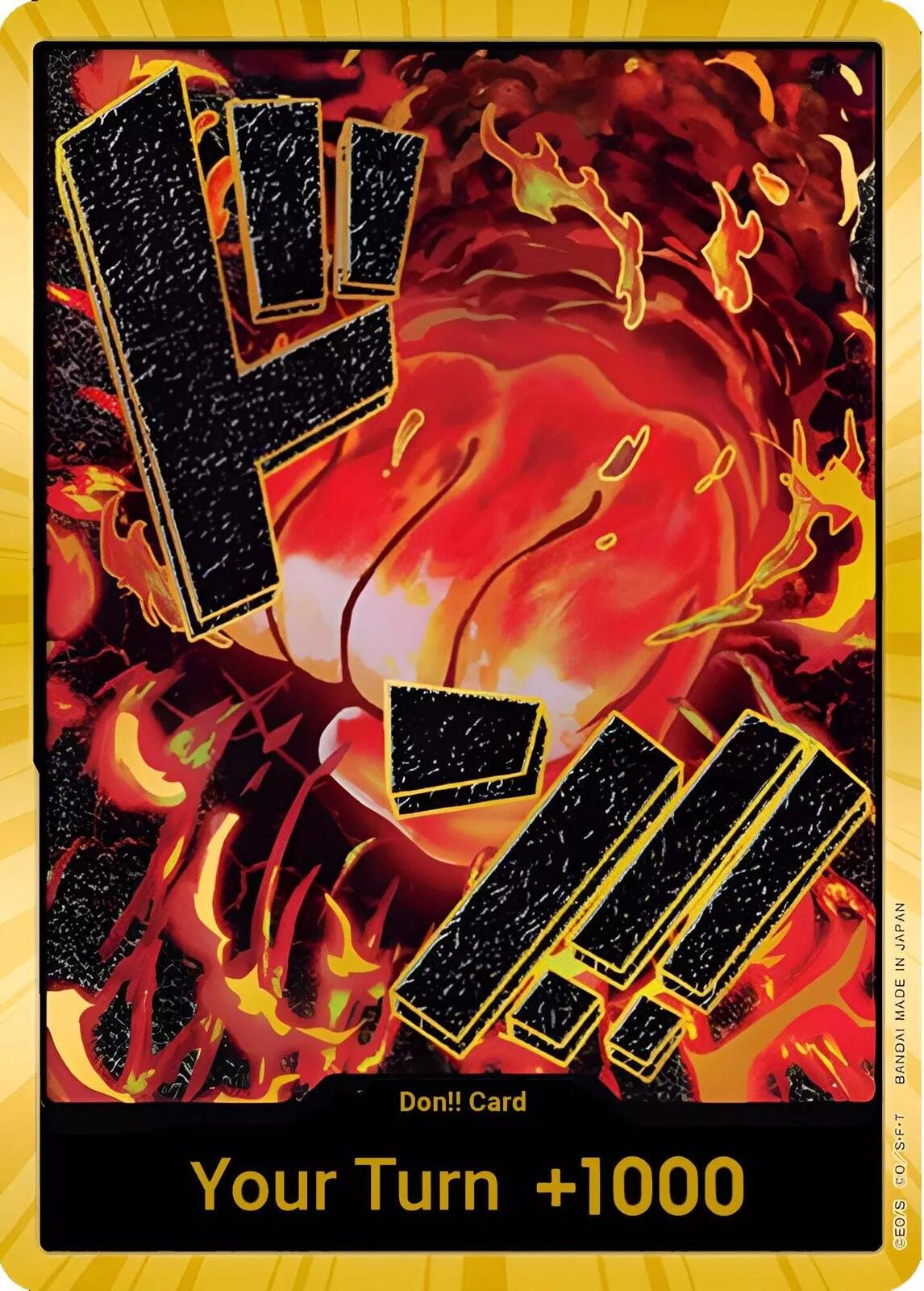 DON!! Card (Sakazuki) (Gold) [PRB-01]