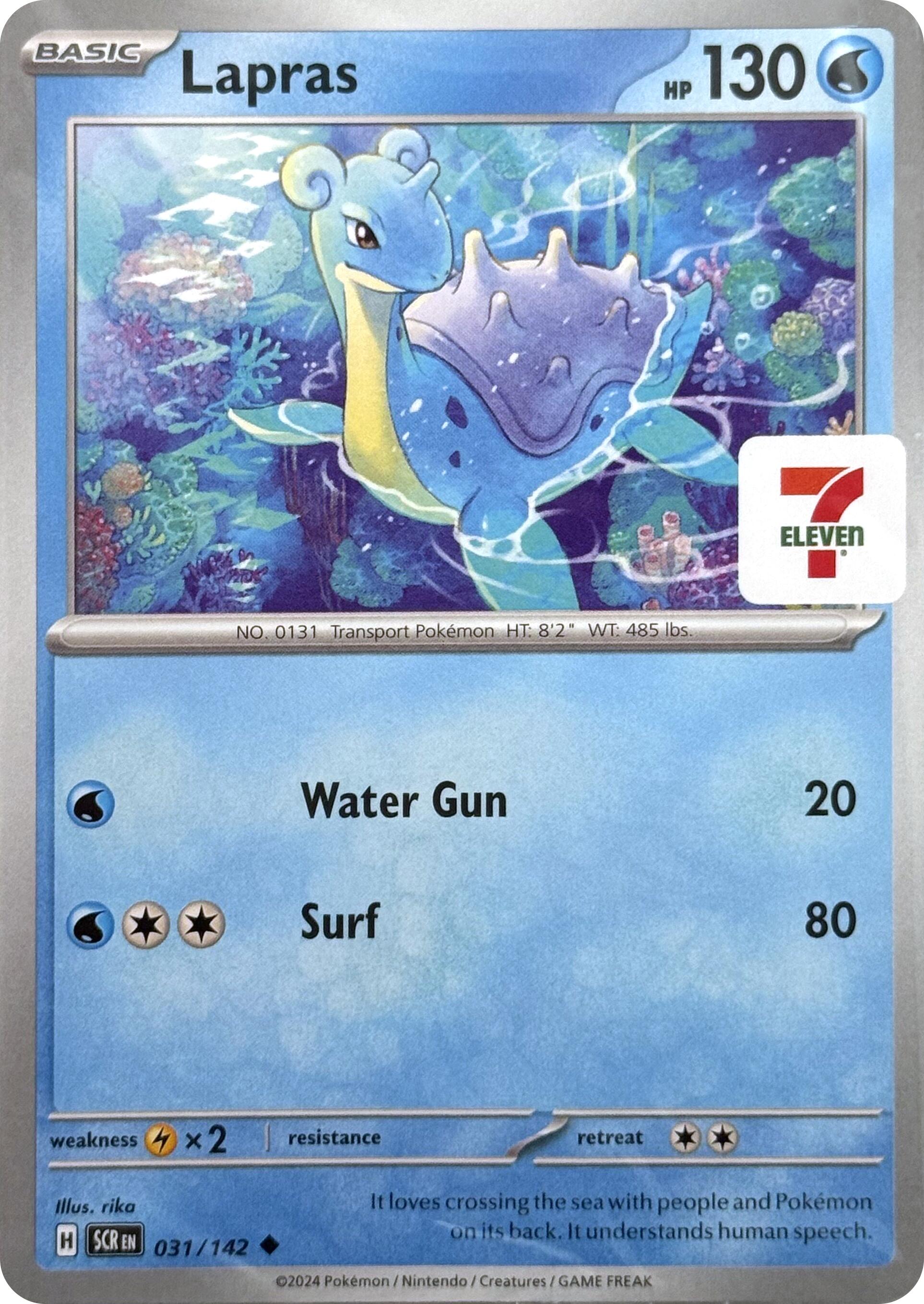 Lapras (7-Eleven Promo) [MCAP - 031/142]