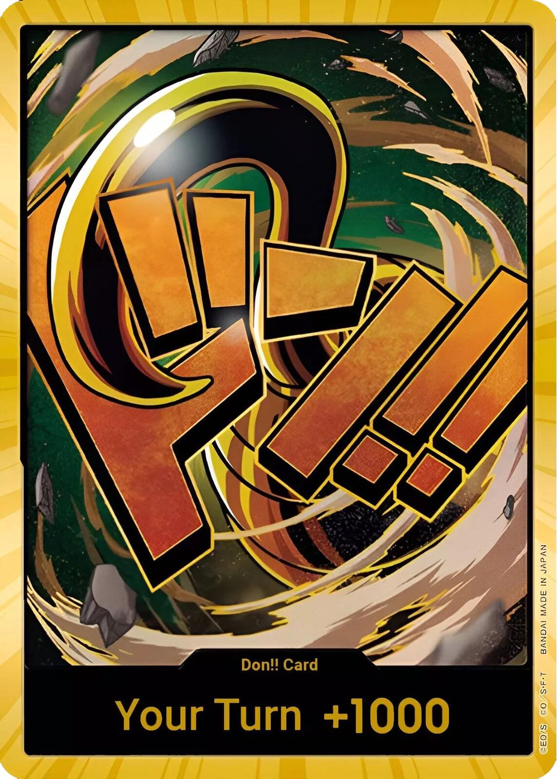 DON!! Card (Crocodile) (Gold) [PRB-01]