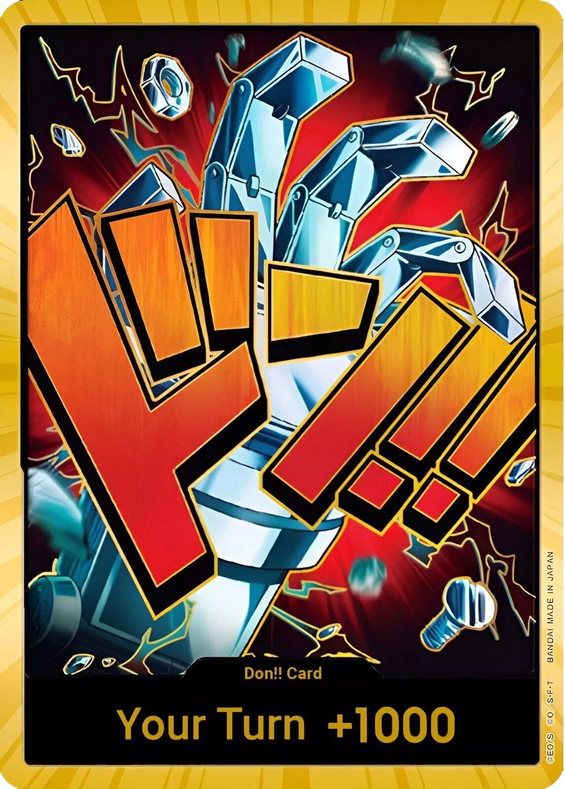 DON!! Card (Eustass "Captain" Kid) (Gold) [PRB-01]