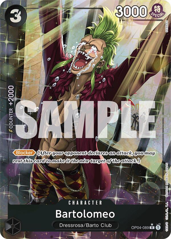 Bartolomeo (OP04-089) (Alternate Art) [PRB-01 - OP04-089]
