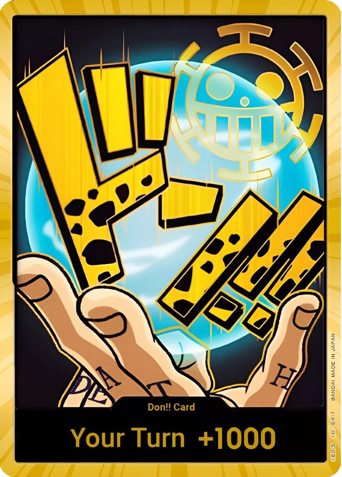 DON!! Card (Trafalgar Law) (Gold) [PRB-01]