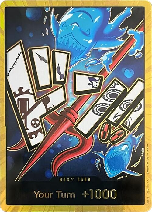 DON!! Card (Hody Jones) (Gold) [PRB-01]