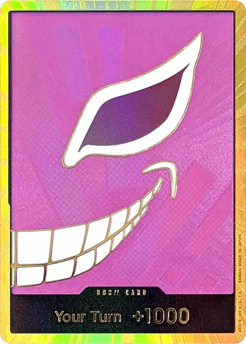 DON!! Card (Donquixote Doflamingo) (Gold) [PRB-01]