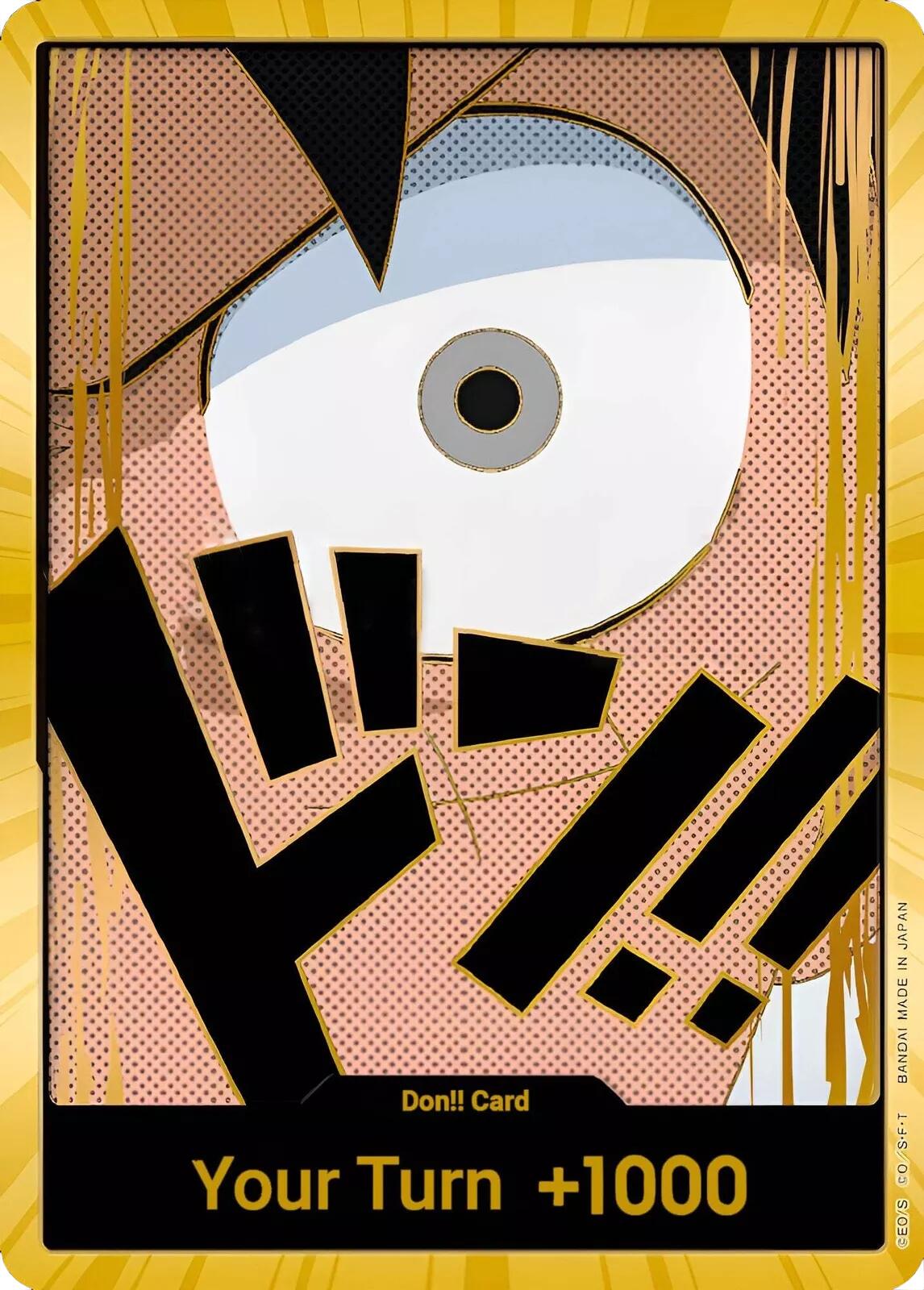 DON!! Card (Luffy) (Gold) [PRB-01]