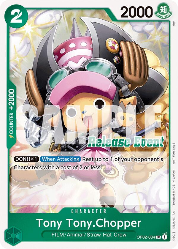 Tony Tony.Chopper (ST15 - ST20 Release Event Winner Pack) [OP-PR - OP02-034]