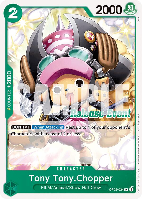Tony Tony.Chopper (ST15 - ST20 Release Event Pack) [OP-PR - OP02-034]