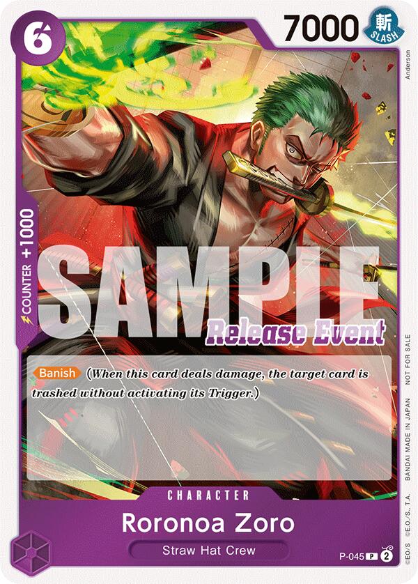 Roronoa Zoro (ST15 - ST20 Release Event Winner Pack) [OP-PR - P-045]