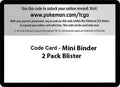 Code Card - Mini Binder 2 Pack Blister [SM02]