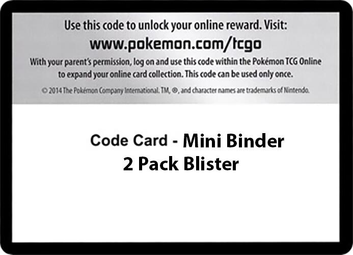 Code Card - Mini Binder 2 Pack Blister [SM02]