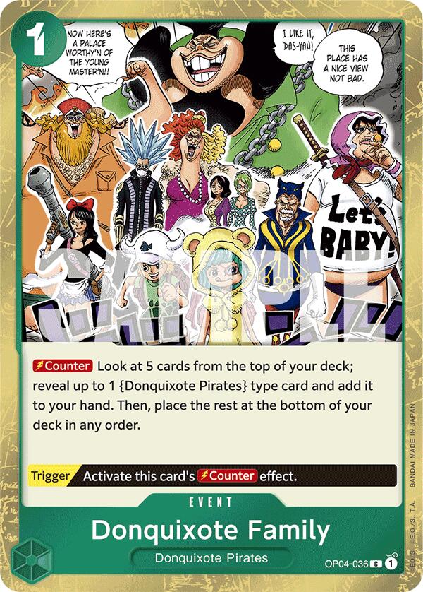 Donquixote Family (Jolly Roger Foil) [PRB-01 - OP04-036]