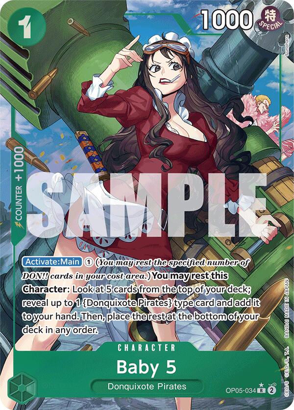 Baby 5 (OP05-034) (Alternate Art) [PRB-01 - OP05-034]