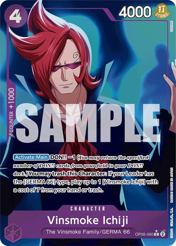 Vinsmoke Ichiji (OP06-060) (Full Art) [PRB-01 - OP06-060]