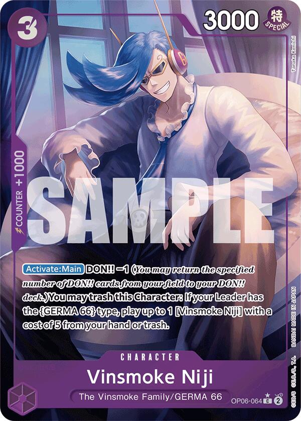 Vinsmoke Niji (OP06-064) (Full Art) [PRB-01 - OP06-064]
