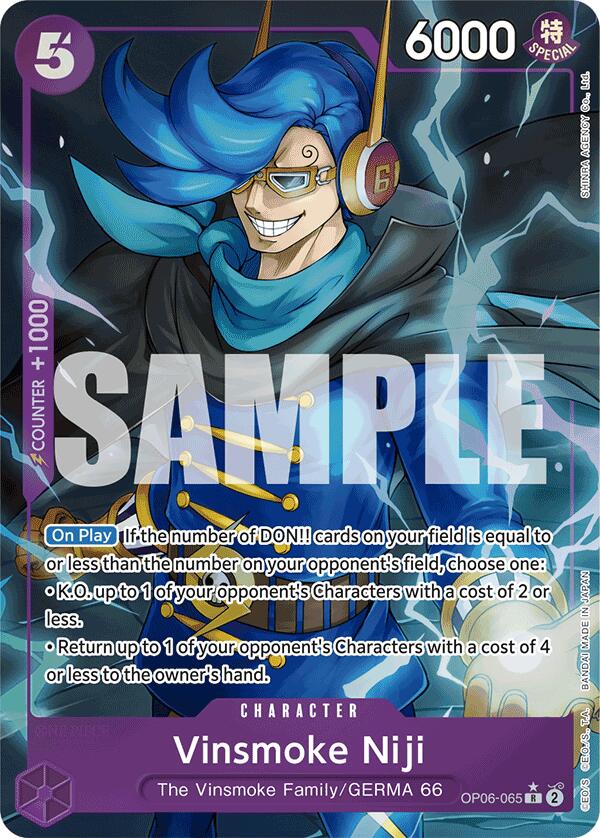 Vinsmoke Niji (OP06-065) (Alternate Art) [PRB-01 - OP06-065]