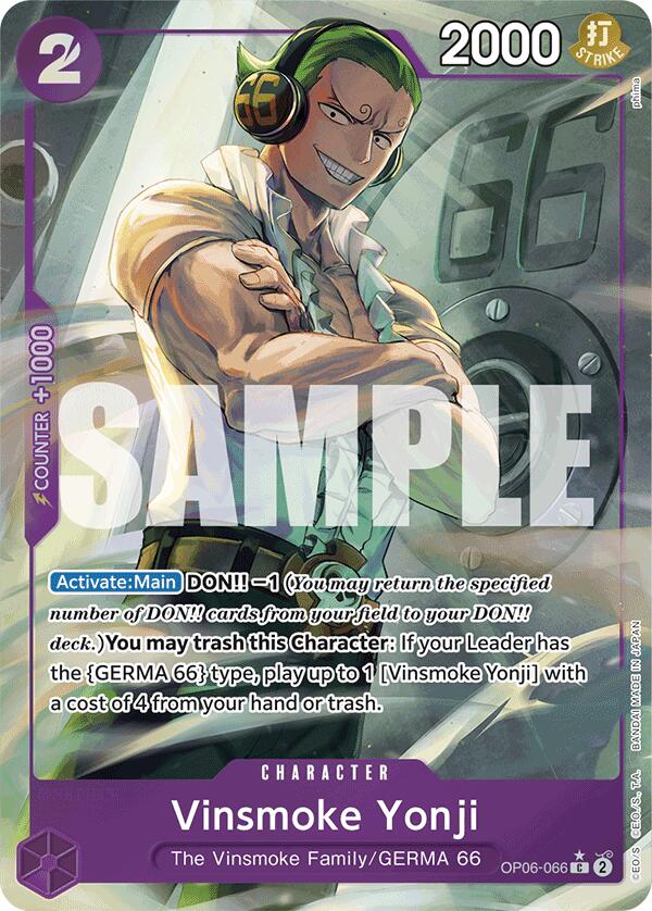 Vinsmoke Yonji (OP06-066) (Full Art) [PRB-01 - OP06-066]