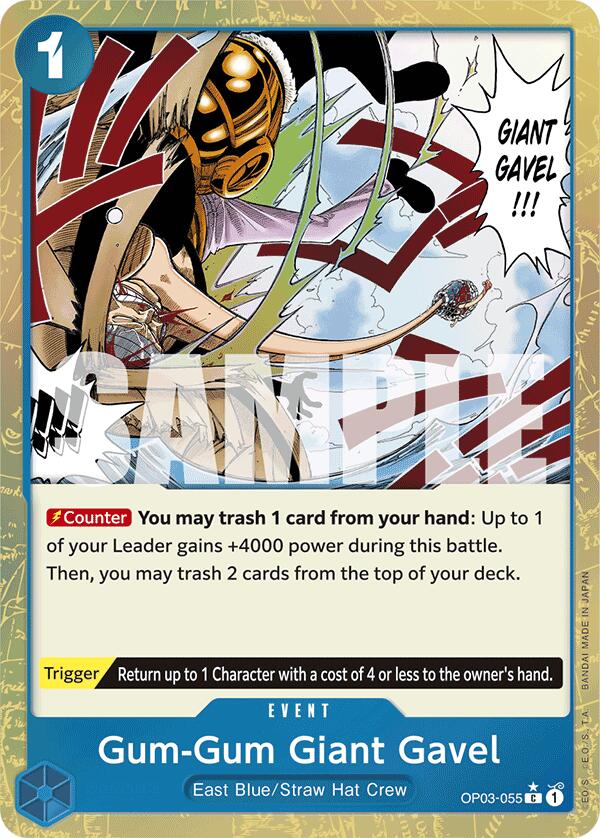 Gum-Gum Giant Gavel (Textured Foil) [PRB-01 - OP03-055]