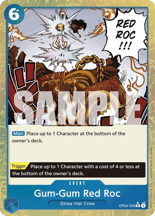 Gum-Gum Red Roc (Textured Foil) [PRB-01 - OP04-056]