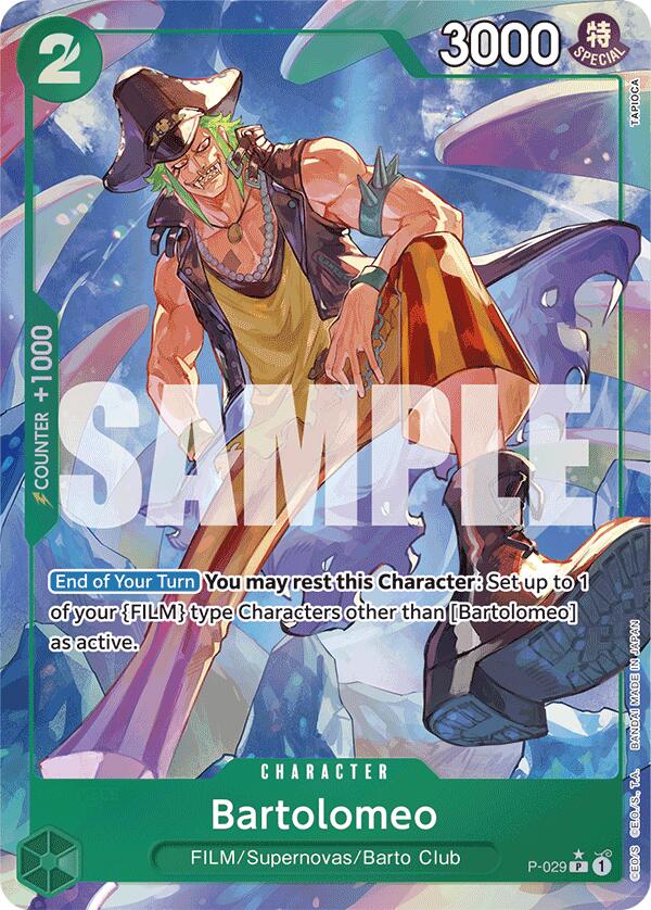 Bartolomeo (P-029) (Full Art) [PRB-01 - P-029]