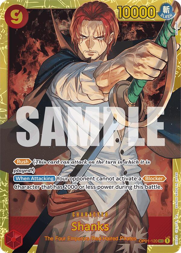Shanks (OP01-120) (Reprint) [PRB-01 - OP01-120]